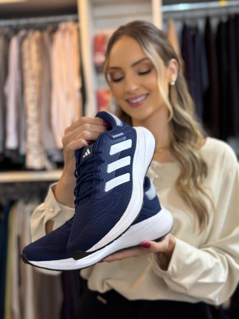 Tênis Adidas Response Runner Masculino Azul Marinho Iria Calçados