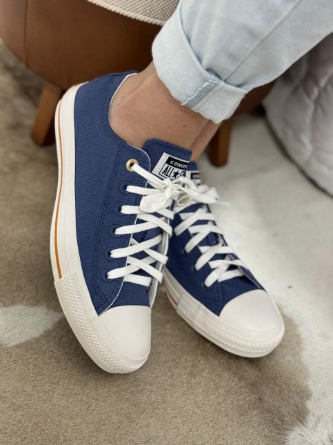 Tênis Converse All Star Feminino Azul Grafite Iria Calçados