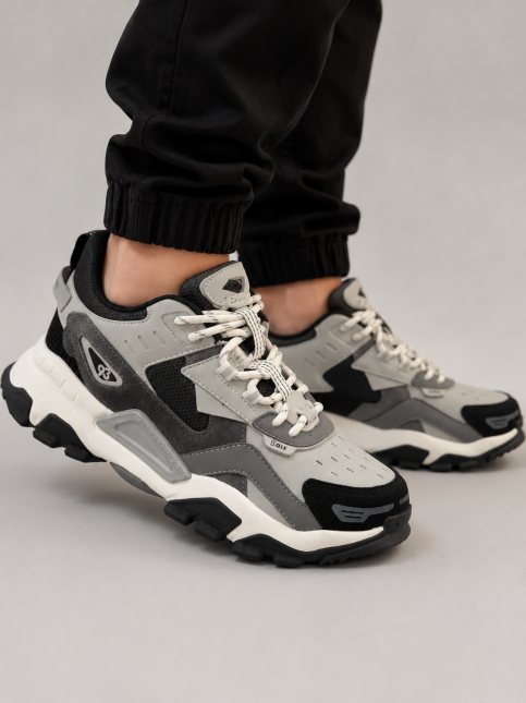 Tênis Qix Masculino Trek Cinza/Preto - Iria Calçados