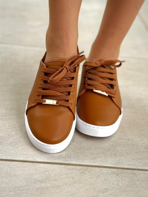 Tênis Vizzano Feminino Casual Camel Iria Calçados