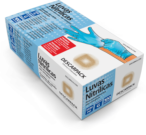 Imagem - Luva Nitrílica (Sem pó) - Descarpack