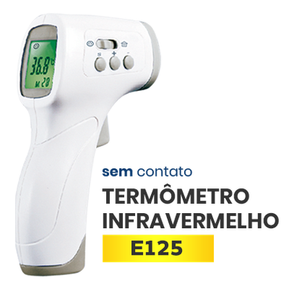 Imagem - Termômetro de infravermelho sem contato E125