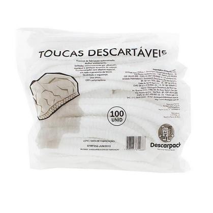 Imagem - Touca Descartável Descarpack (100 unidades)