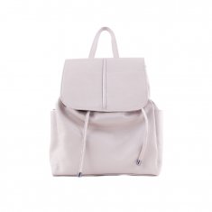 Imagem - Bolsa Mochila em Couro Off White Grande