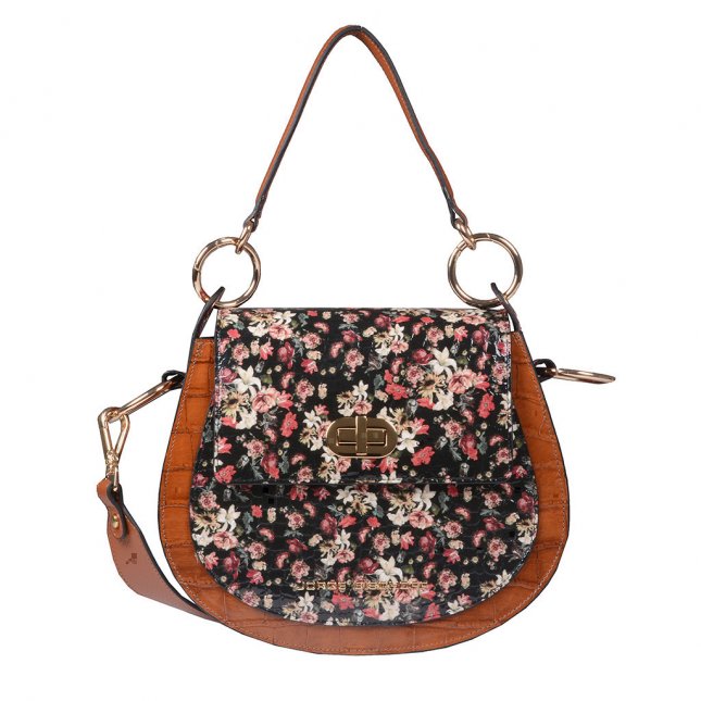 floral strap bolsa