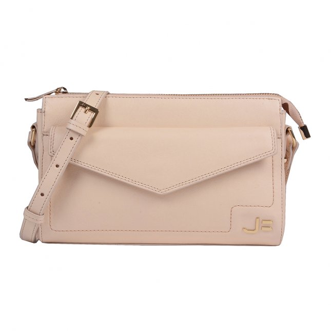 Clutch Tiracolo Couro Porcelana V20