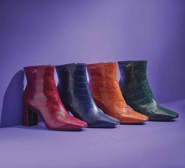 bota cano curto croco