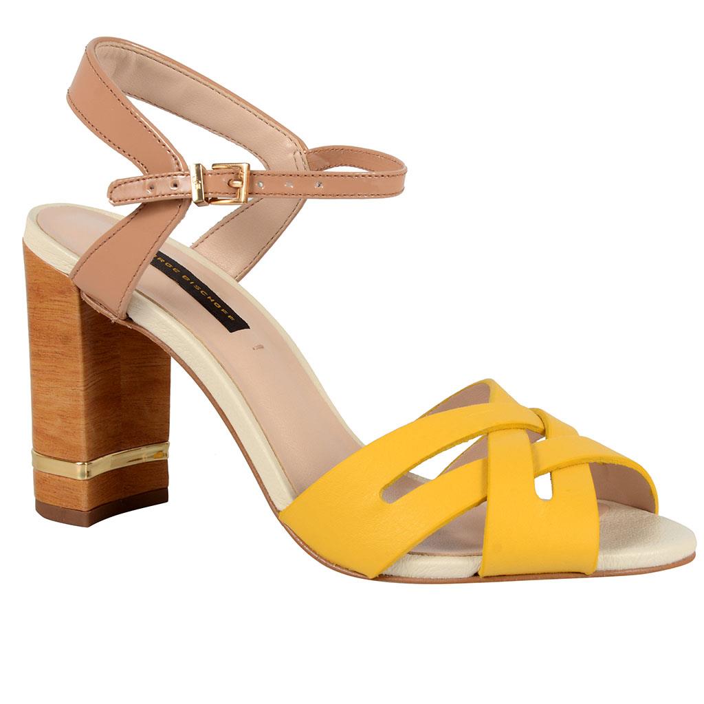 sandalia amarela jorge bischoff