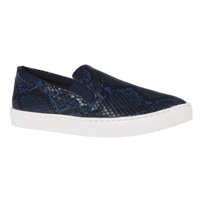 Tênis Slip On Snake Azul