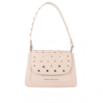 Imagem - Bolsa de Ombro Off White Brule Metal Dourado Couro