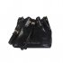 Clutch Saco Couro Snake Preta V22