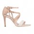 Sandlia em Couro Bicolor Dust/Off White V22