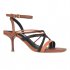 Sandlia Tiras Dark Camel com Amarrao I21 4