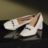Loafer Off White com Salto I21 3