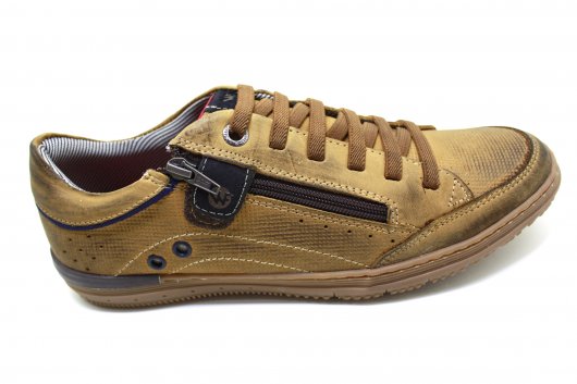 Sapatênis Masculino Casual Confortável Creme | FRAN MIX