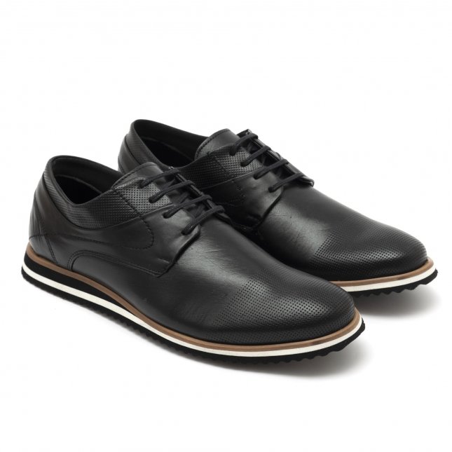 SAPATO DERBY CASUAL EM COURO - Rutra Menswear