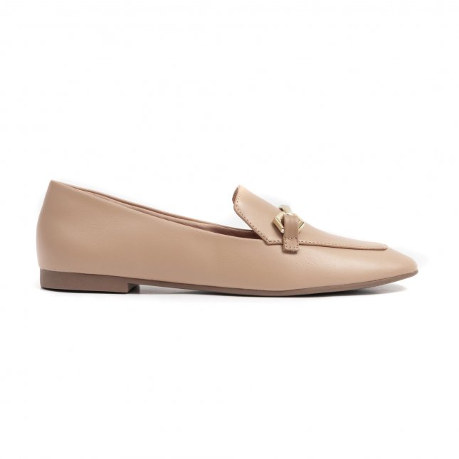 Sapato Feminino Mocassim Bege - Karita
