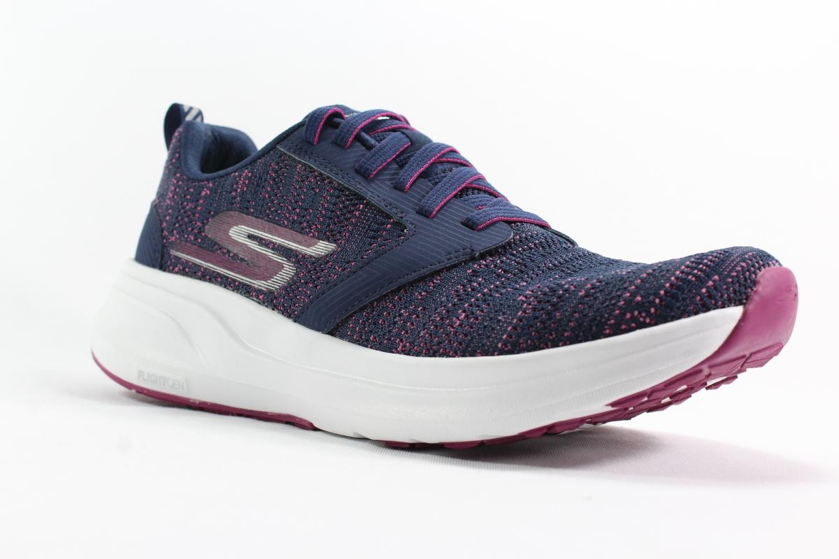 TENIS SKECHERS GO RUN RIDE 7, Skechers, Tênis Academia/Training, AZM/ROX/BCO