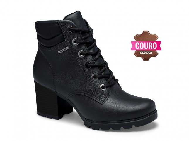 Bota Coturno Em Couro Dakota G9791 Feminino