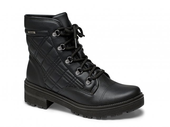 Bota Coturno Dakota Tratorada Feminina Preto Bota Coturno