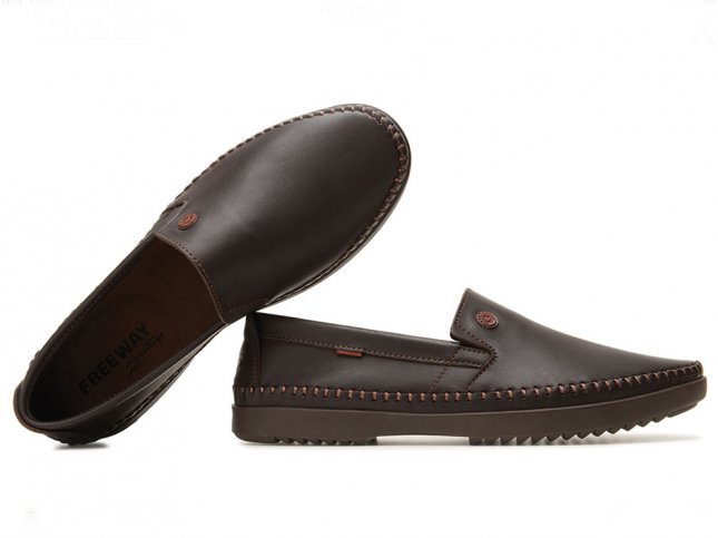 Mocassim Couro Freeway Logan X 1 Masculino
