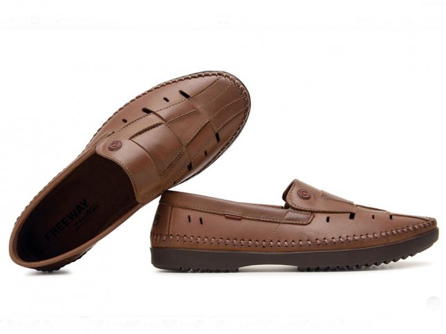 Mocassim Couro Freeway Logan X 2 Masculino