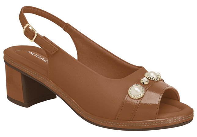 Jualle 4箱 Sandália Joanete Sato Bloco Piccadilly 566077 Feminino