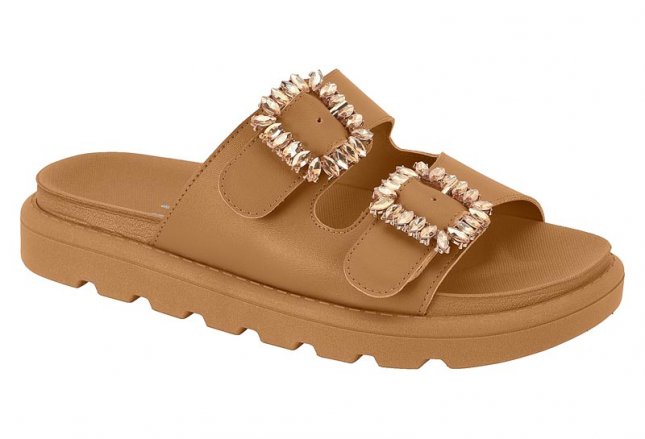 Papete Vizzano Flat Chinelo Sandália Papete Vizzano Flat Fivela H