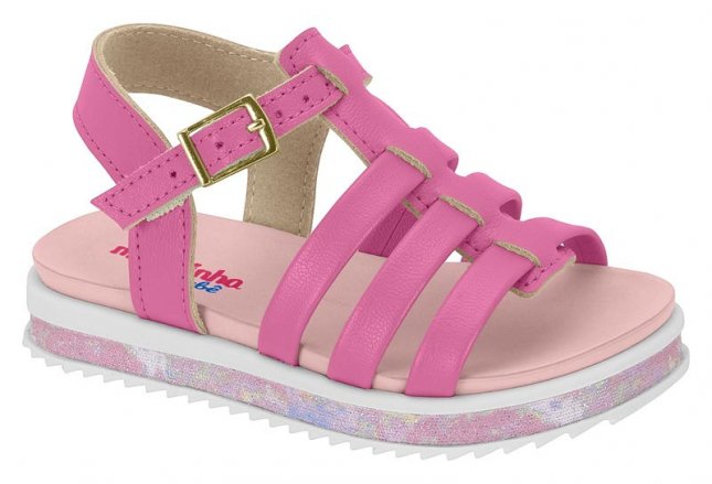 Sandália Feminina SandÃ¡lia Infantil OrtopÃ© Sandália Dourada