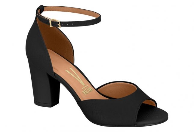 Sandália Salto SandÃ¡lia De Salto Grosso Vizzano Sandália Feminina