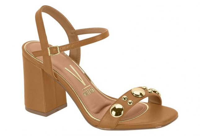 Sandália Salto Alto Grosso Vizzano 6409216 Feminino