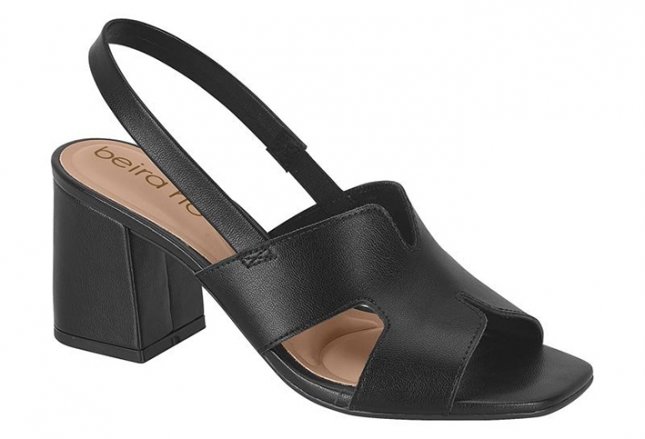 Sandália Salto Bloco Beira Rio 8436231 Feminino