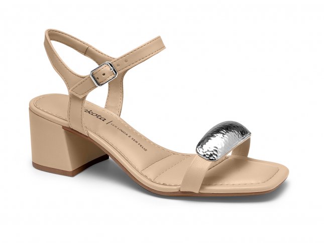 Sandália Salto Bloco Dakota Y8491 Feminino