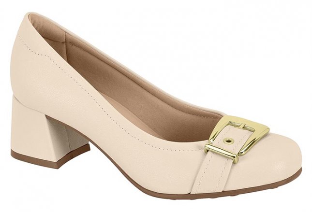 Sapato Salto Bloco Médio Ultraconforto 7373117 Feminino
