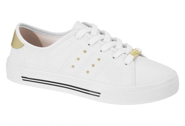 Tênis Feminino Sapatenis Branco Moleca Tênis Casual Moleca 5667342