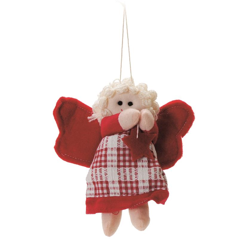 ANJO DE NATAL XADREZ 12CM