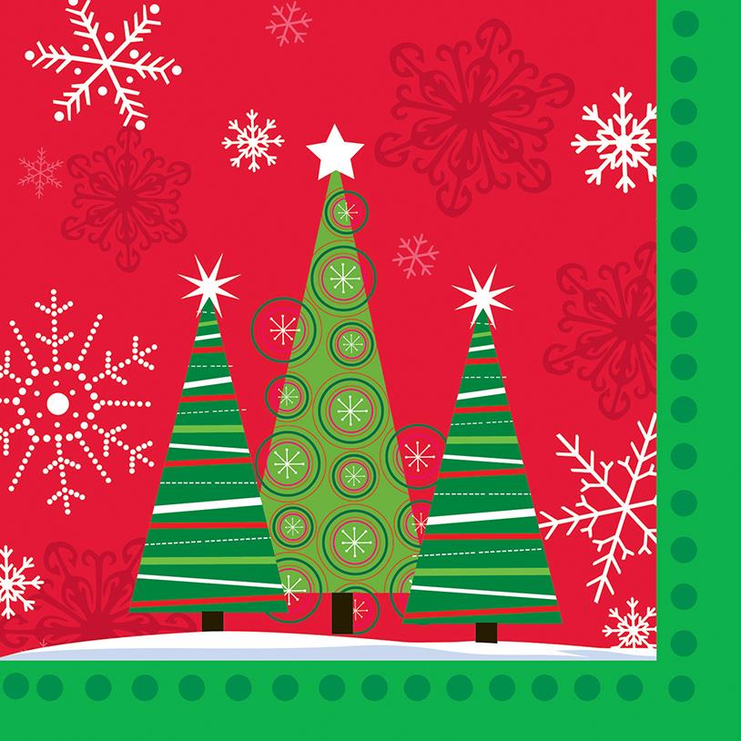 GUARDANAPOS CHRISTMAS TREE 20PÇS 25X25CM