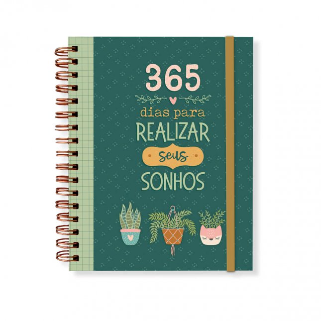 Planner Anual 365 Dias Para Realizar Sonhos
