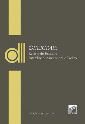 DELICTAE: Revista de Estudos Interdisciplinares sobre o Delito- Vol 1 Nº 1