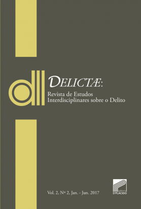 DELICTAE: Revista de Estudos Interdisciplinares sobre o Delito -Vol 2 Nº 2.