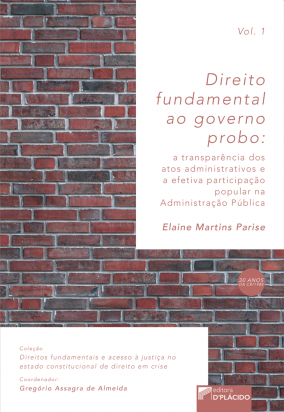 Direito Fundamental ao Governo Probo: A transparência dos atos administrativos e a efetiva participação popular na Administração Pública - Volume 1