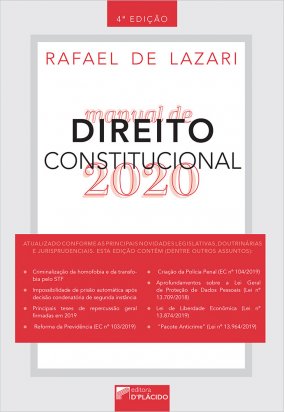 Manual de direito constitucional 2020 - 4ª Edição