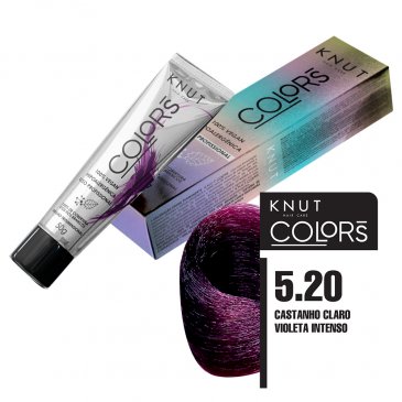 KNUT Colors 50g – Castanho Claro Violeta Intenso 5.20