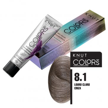 KNUT Colors 50g  Louro Claro Cinza 8.1