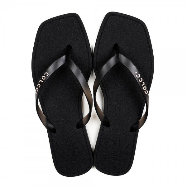 OUTLET ATÉ 70%, Colcci, Chinelo Feminino Bico Quadrado Colcci