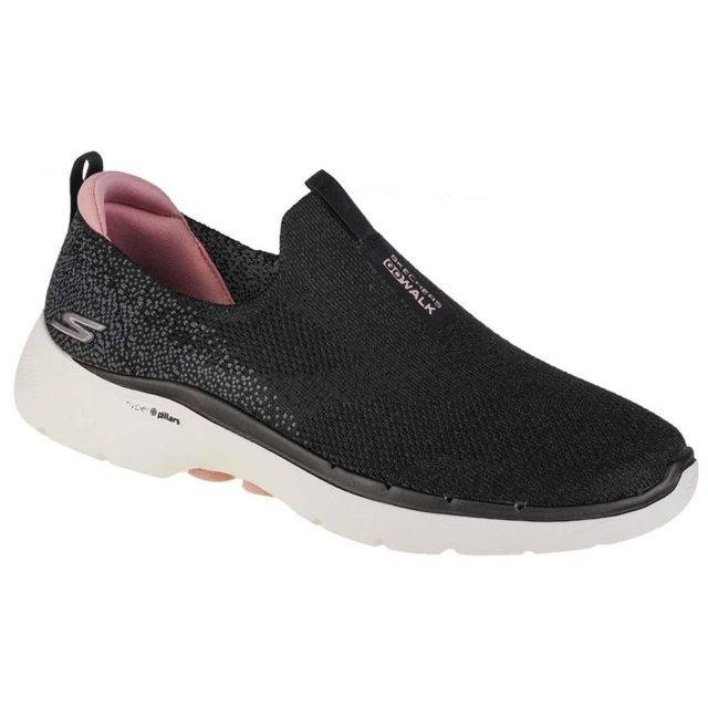 Tênis, Skechers, Tênis Feminino Skechers Go Walk 6 Glimmering Conforto ...