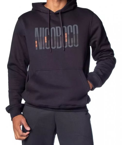 Moletom, Nicoboco, Blusão de Moletom Masculino Nicoboco Canguru