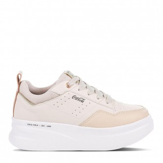Tênis, Coca Cola, Tênis Coca Cola Space Off White Nude CC2393
