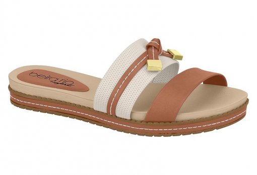 chinelo flatform beira rio
