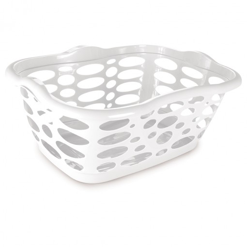 Cestão de Plástico 28 L para Lavanderia - Branco - Loja Plasútil